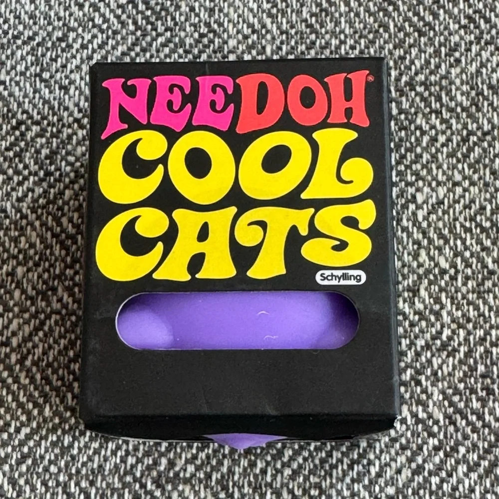 NeeDoh Cool Cats Purple NIB AUTHENTIC